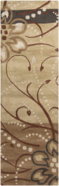 Boutique Rugs Mazama area rug featuring geometric patterns in neutral tones, suitable for living room or bedroom decor.
