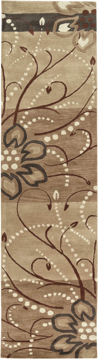 Close-up of the Mazama Area Rug by Boutique Rugs, showcasing its intricate pattern and soft, textured surface.