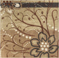 Mazama area rug by Boutique Rugs, featuring a geometric design in neutral tones, displayed on a hardwood floor.