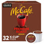 McCafe Premium Roast Coffee Keurig K-Cup pods, medium roast, 96-count pack, single serve coffee pods with McCafe branding