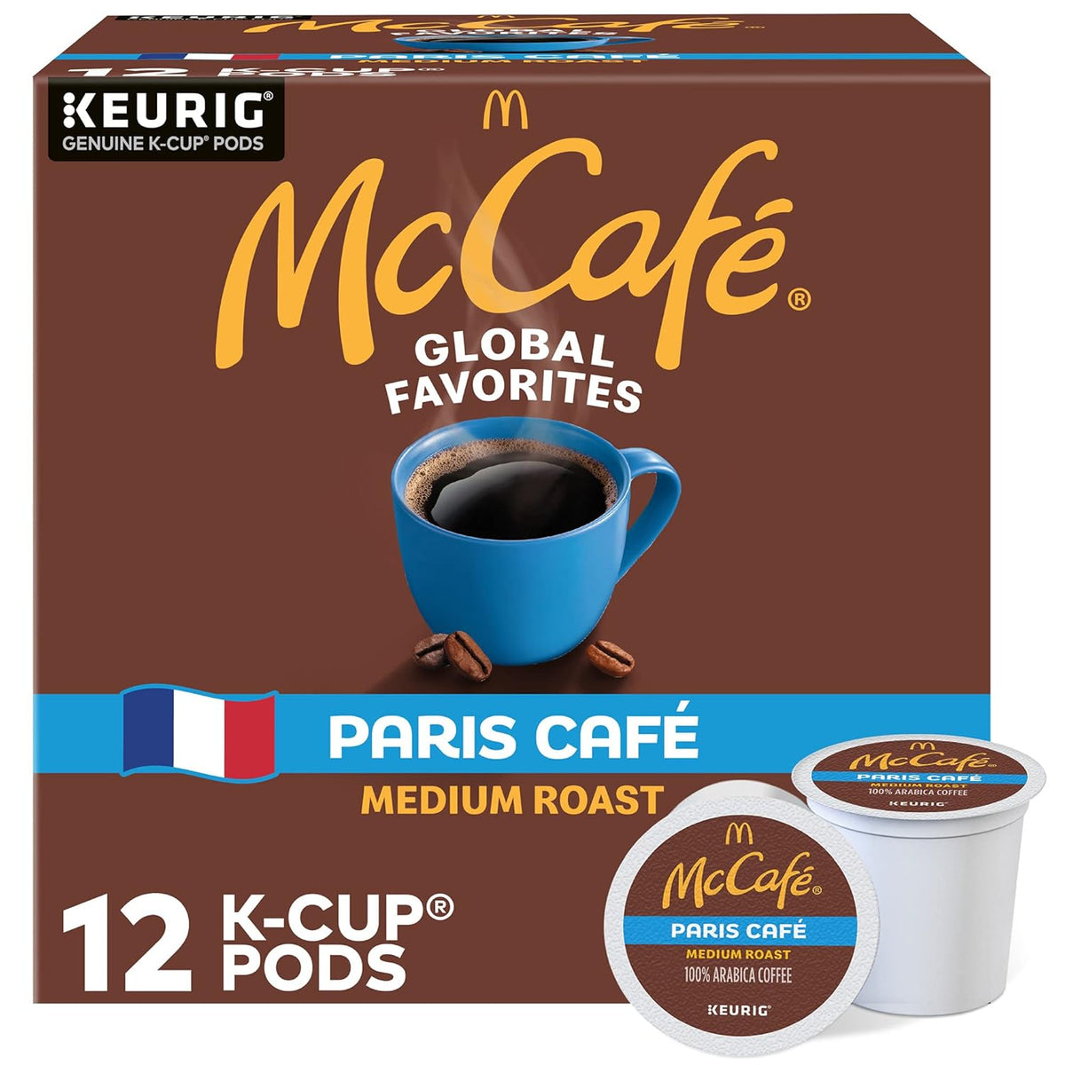 McCafe Premium Roast Coffee Keurig K-Cup pods, medium roast, 96-count box, single serve coffee pods for Keurig brewers