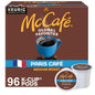 McCafe Premium Roast Coffee Keurig K-Cup pods, medium roast, 96-count pack, single-serve coffee pods with McCafe branding
