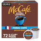 McCafe Premium Roast Coffee Keurig K-Cup pods, medium roast, 96-count pack, single serve coffee pods with McCafe branding