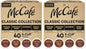 McCafe Classic Collection single-serve coffee K-Cup pods variety pack, 40-count, for Keurig brewers, featuring assorted coffee flavors