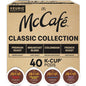 McCafe Classic Collection single-serve coffee K-Cup pods variety pack, 40-count, for Keurig brewers.