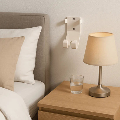 Med-Pat BR-31 wall mount phone holder for Med-Pat one-piece phones, made of high-impact ABS plastic, easy to install.