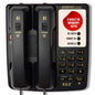 Med-Pat D2200 dual-handset landline phone with memory keys and enhanced volume, designed for office or home use.