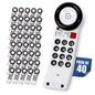 Med-Pat XL88Q extra-loud landline phone with visual ring indicator, water-resistant design, and hearing aid compatibility.