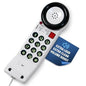 Pack of 10 MedPat XL88Q extra-loud landline phones with visual ring and water resistance, compatible with hearing aids.