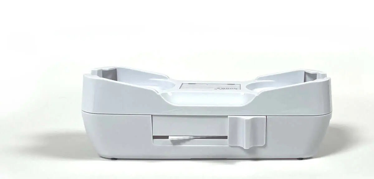 Med-Pat HO-100 adjustable bedrail phone holder clip securing hospital bed phones for easy access and safety.