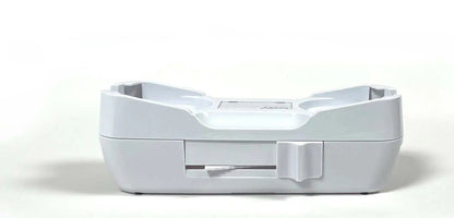 Med-Pat HO-100 adjustable bedrail phone holder clip securing hospital bed phones for easy access and safety.