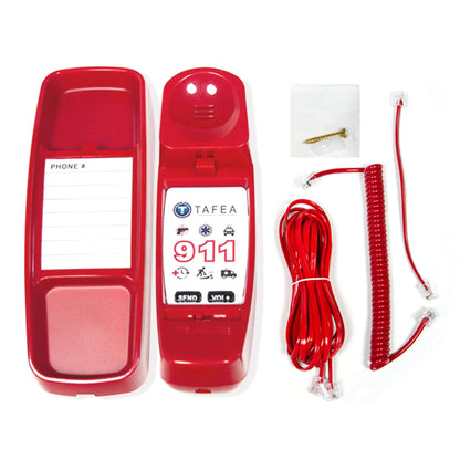 Emergency auto dialer phone from FIRST by TAFEA, MedPat Solutions, with large buttons and emergency contact features.