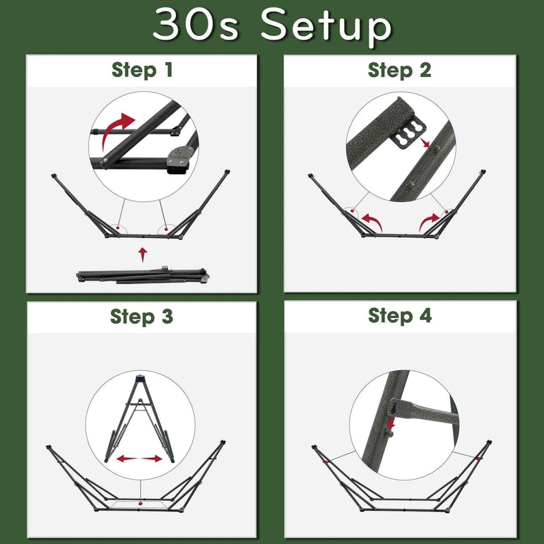 Megsu Tranquillo hammock chair set for relaxation, featuring a comfortable hanging chair with sturdy ropes and a wooden spreader bar.