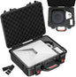 MEKEET Starlink Mini Case waterproof hard case with foam padding, portable shoulder strap, designed for Starlink Mini Dish and accessories.