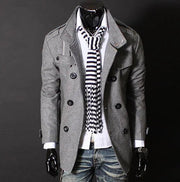 Men's New Fashion Woolen Coat - BACKUPMYFILESNOW