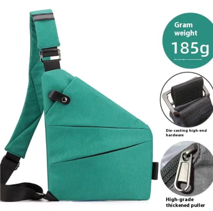 Men's Nylon Crossbody Bag - BACKUPMYFILESNOW