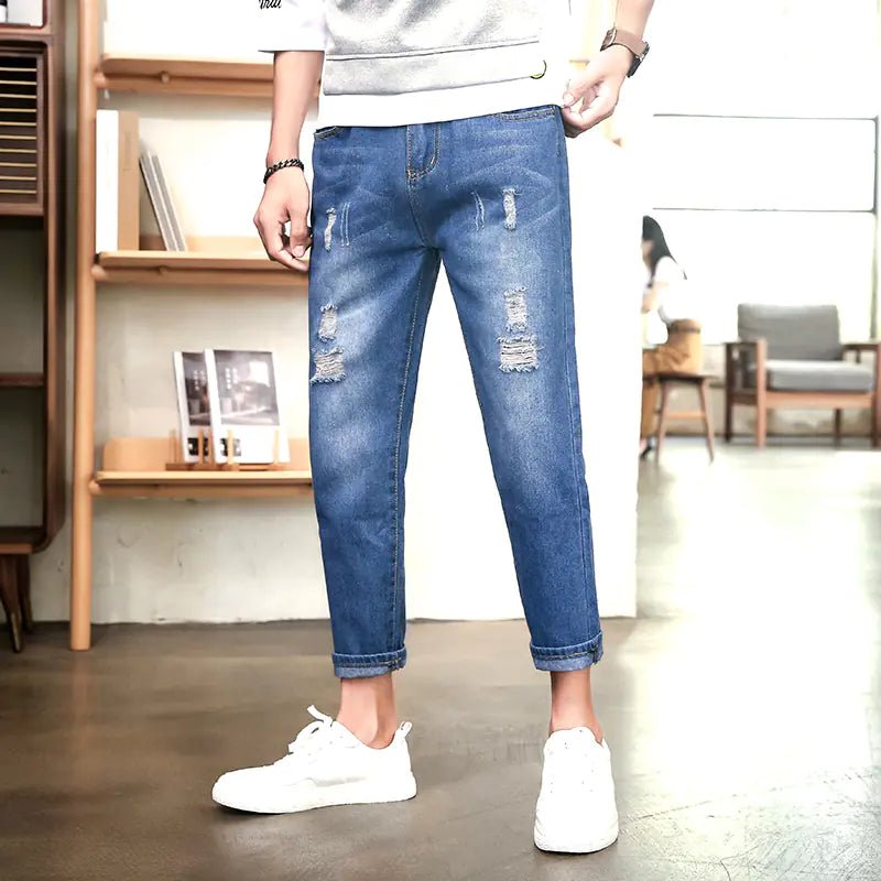 Men's Ripped Jeans - BACKUPMYFILESNOW