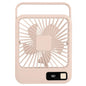 Mini Desktop Cooling Fan Rechargeable Battery Powered with LCD Display - BACKUPMYFILESNOW.COM®