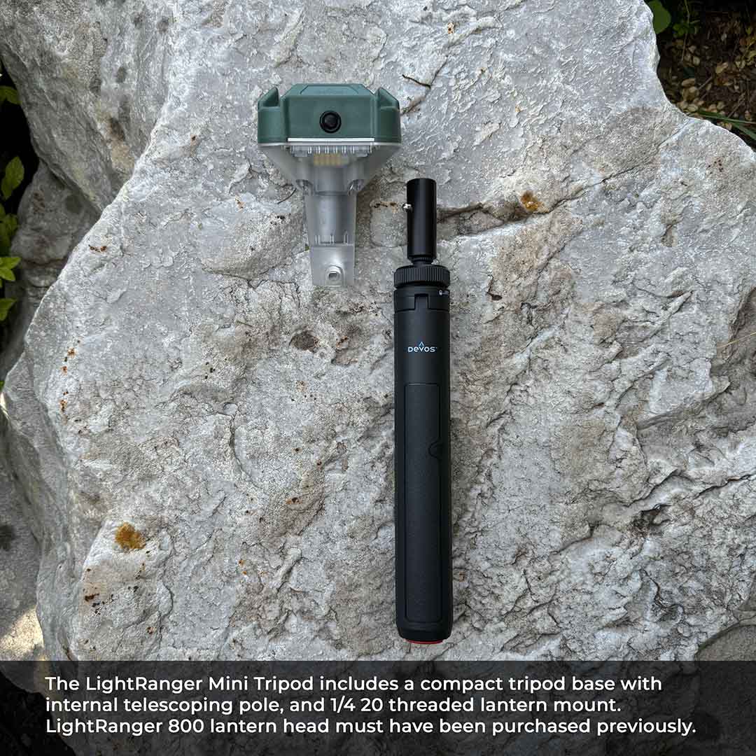 Mini Tripod with Quarter 20 Mount - BACKUPMYFILESNOW.COM®