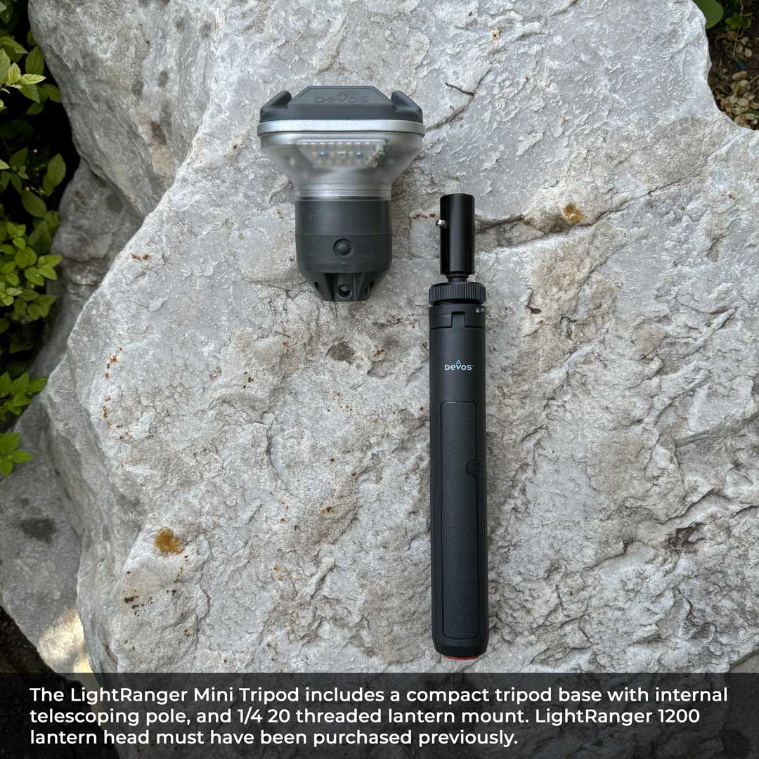 Mini Tripod with Quarter 20 Mount - BACKUPMYFILESNOW.COM®