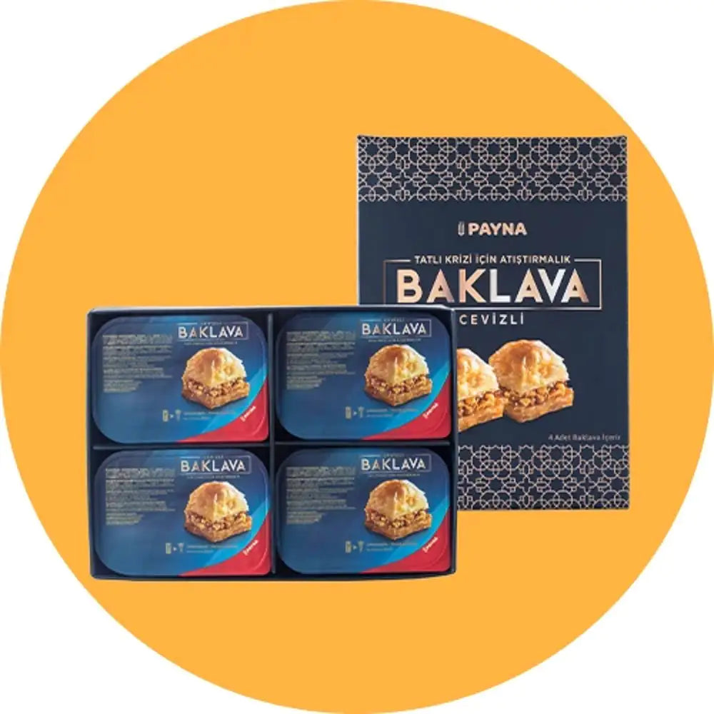 Payna Walnut Baklava 4-pack box.