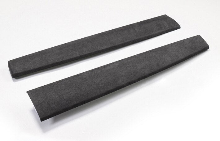 Alcantara dashboard cover for Tesla Model 3/Y, 2-piece set in two colors with 3M adhesive, quick 15-minute interior decoration install.
