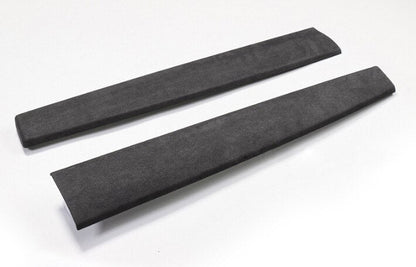 Alcantara dashboard cover for Tesla Model 3/Y, 2-piece set in two colors with 3M adhesive, quick 15-minute interior decoration install.
