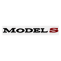 Tesla Model 3/Y/S/X tailgate emblem badge by Tesery Official Store, featuring sleek, chrome finish for a stylish car upgrade.
