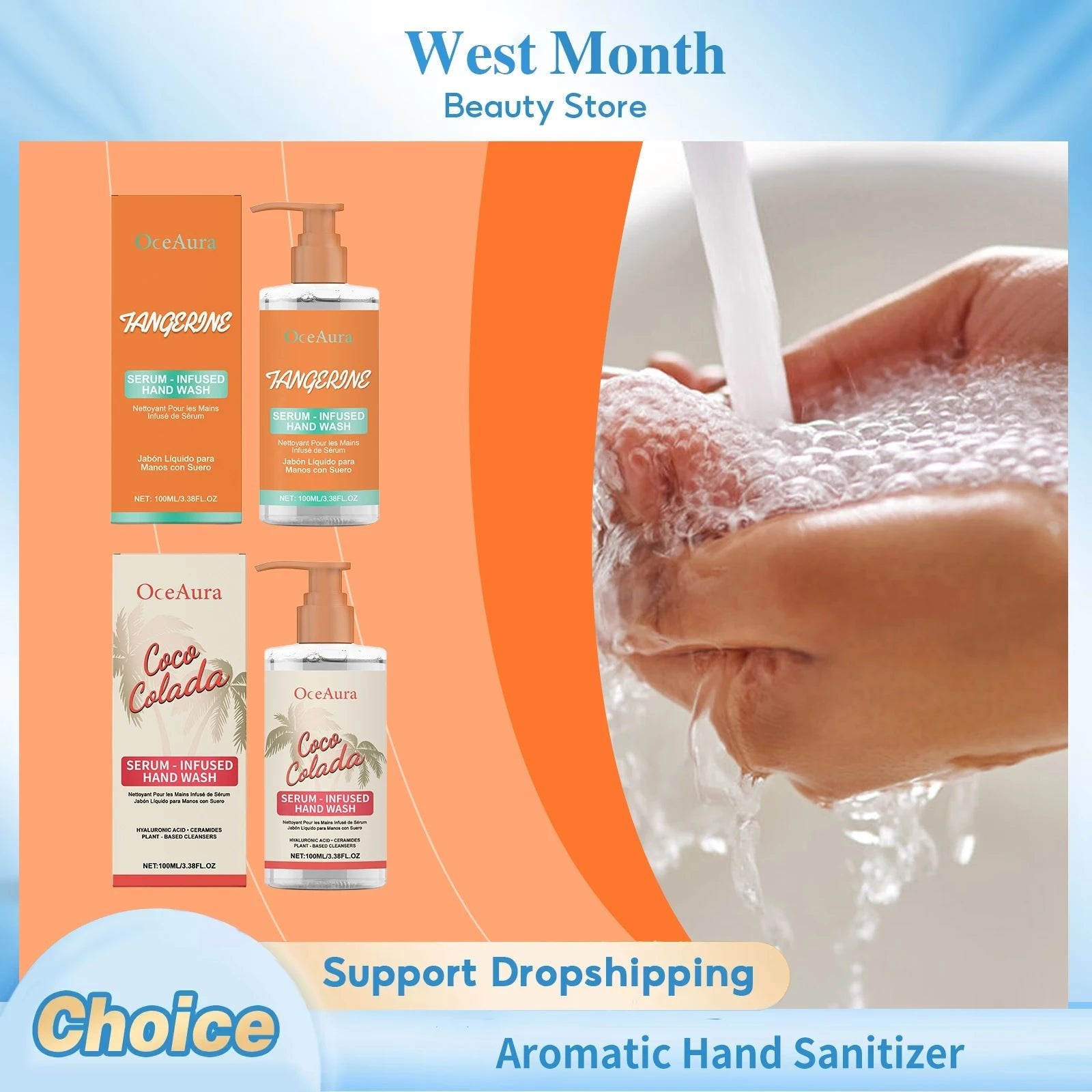 Moisturizing Hand Liquid Soap Gentle Cleansing Remove Dirt Long Lasting Hydration Fragrance Smoothing Refreshing Hand Sanitizer - BACKUPMYFILESNOW