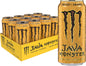 12-pack of Monster Java Monster Loca Moca coffee energy drinks, 15 oz cans, rich coffee flavor with energy boost in each can.