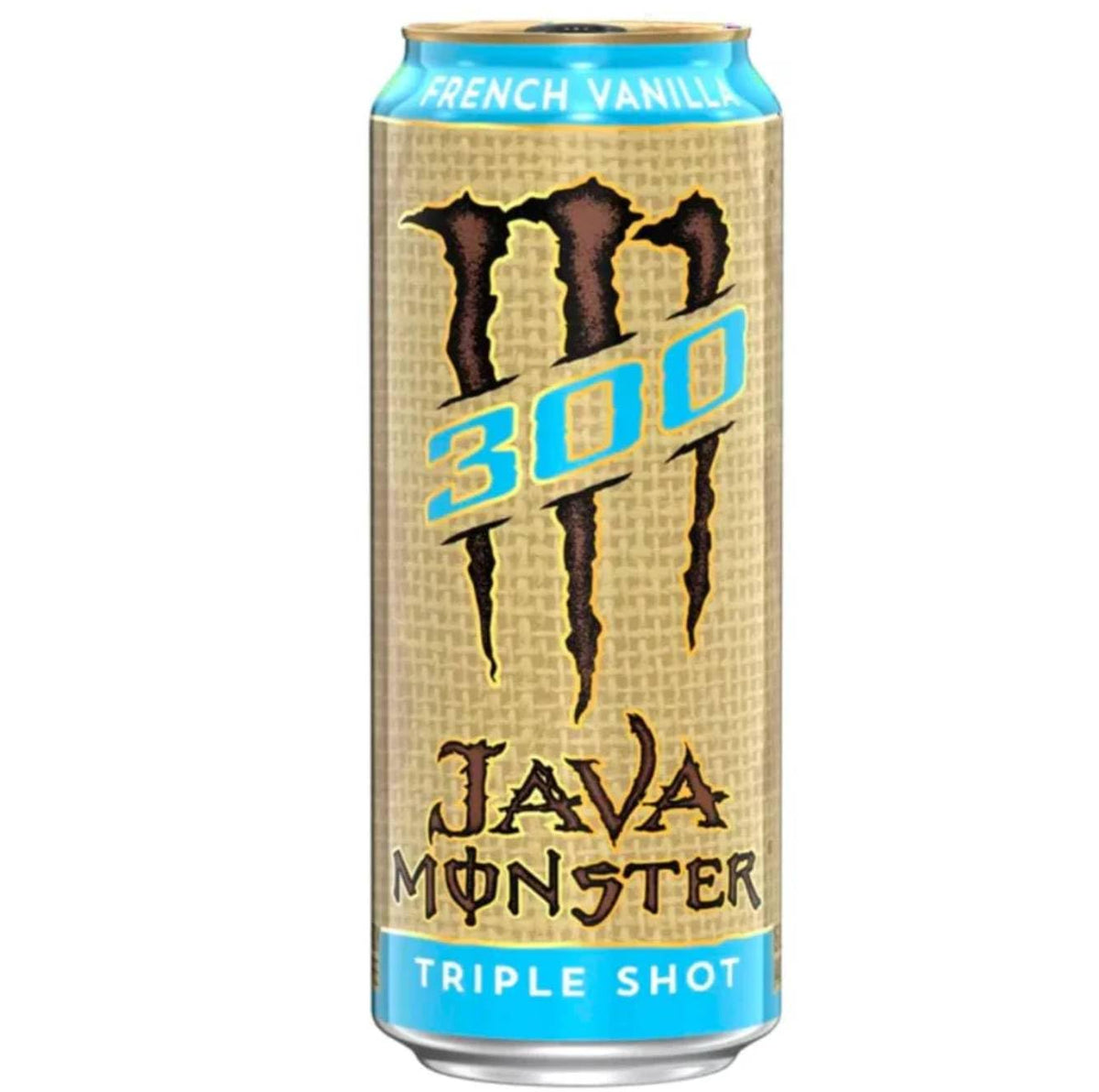 12-pack of Monster Java Monster Salted Caramel coffee energy drinks in 15 oz cans, featuring caramel flavor and Monster branding.