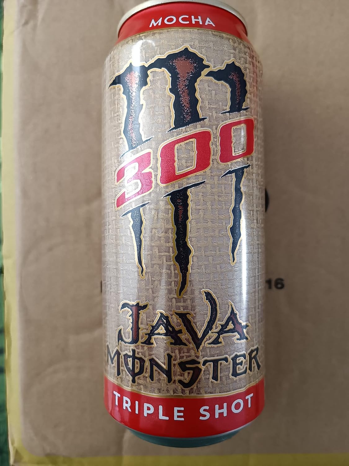 12-pack of Monster Java Monster Salted Caramel coffee energy drinks in 15 fl oz cans, featuring Monster brand and salted caramel flavor.