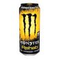 Pack of 12 Monster Java Monster Mean Bean coffee energy drinks in 15-ounce cans, featuring bold branding and beverage design.