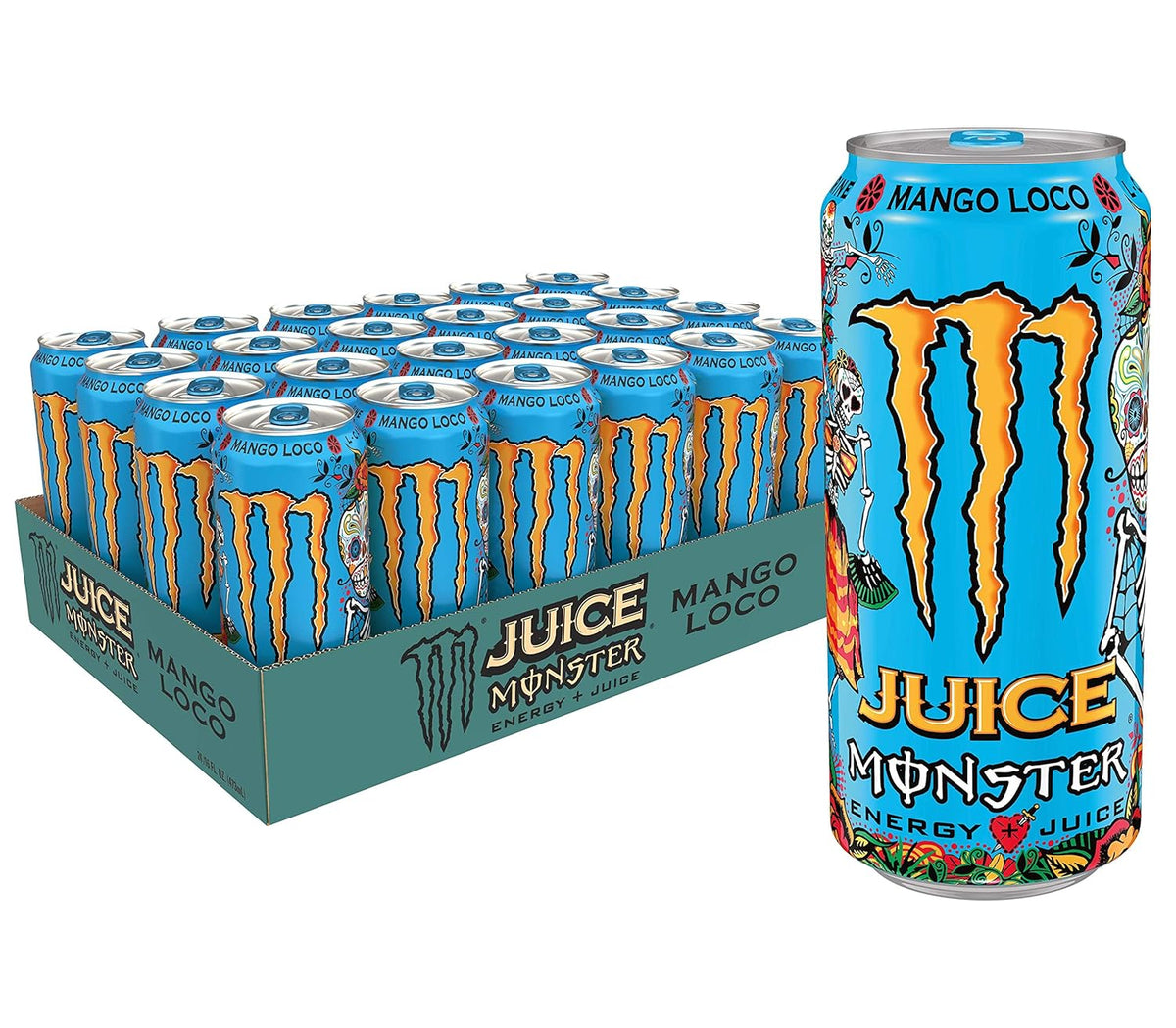 Pack of 12 Monster Java Monster Mean Bean coffee energy drinks in 15-ounce cans, featuring bold Monster branding and energy-boosting formula.