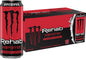 Pack of 12 Monster Java Monster Mean Bean coffee energy drinks, 15-ounce cans, featuring bold branding and coffee-energy blend.