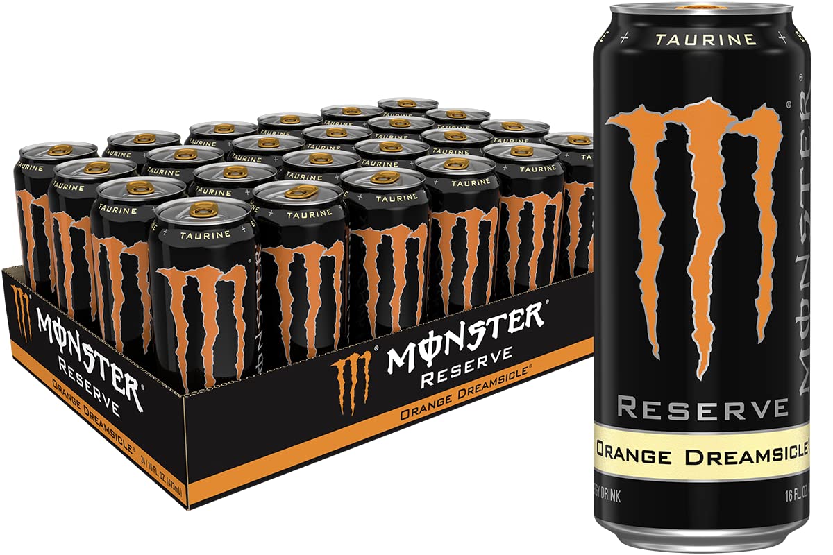 12-pack of Monster Java Monster Mean Bean coffee energy drinks, 15 ounces each, featuring the Monster brand logo and coffee beverage.