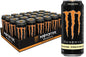 12-pack of Monster Java Monster Mean Bean coffee energy drinks, 15 ounces each, featuring the Monster brand logo and coffee beverage.