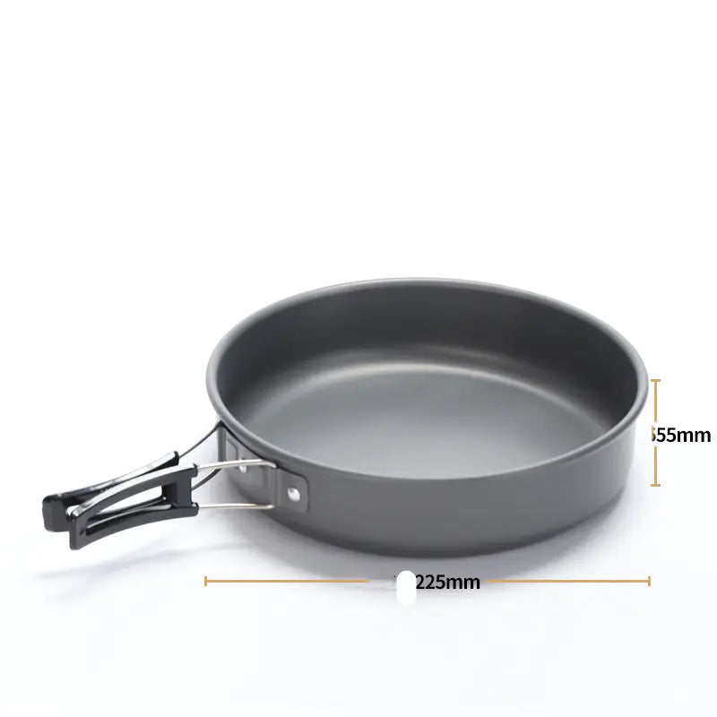 Large Portable Outdoor Alumina Cooking Pot