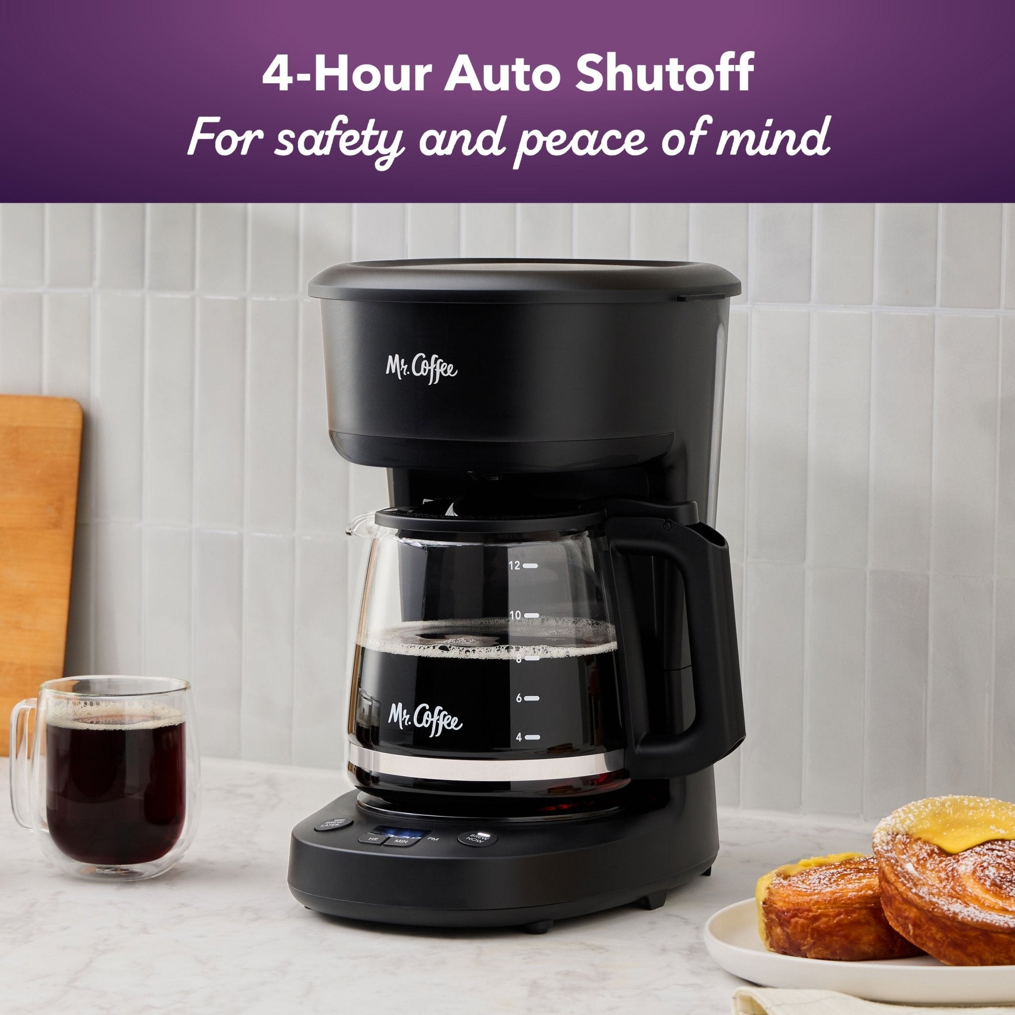 Mr. Coffee Programmable Coffee Maker, 12 - Cup Coffee Maker, Black - BACKUPMYFILESNOW.COM®