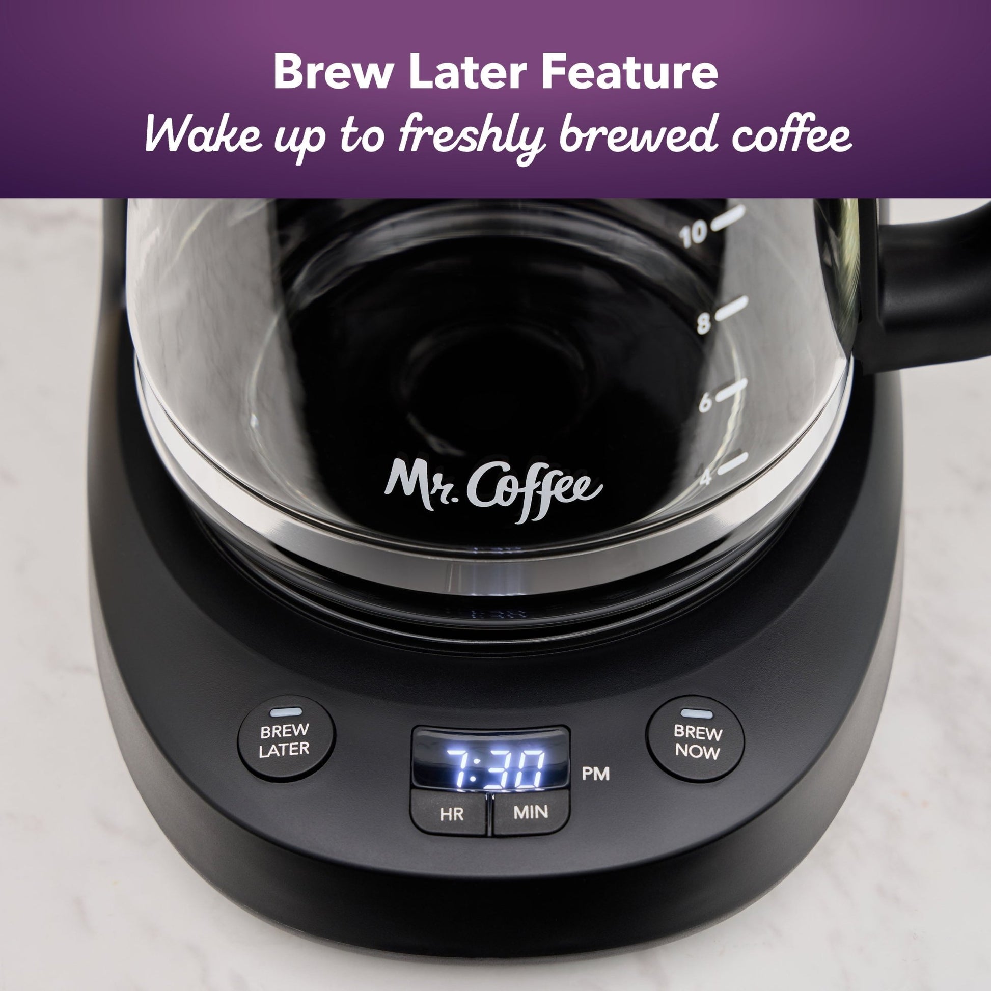 Mr. Coffee Programmable Coffee Maker, 12 - Cup Coffee Maker, Black - BACKUPMYFILESNOW.COM®
