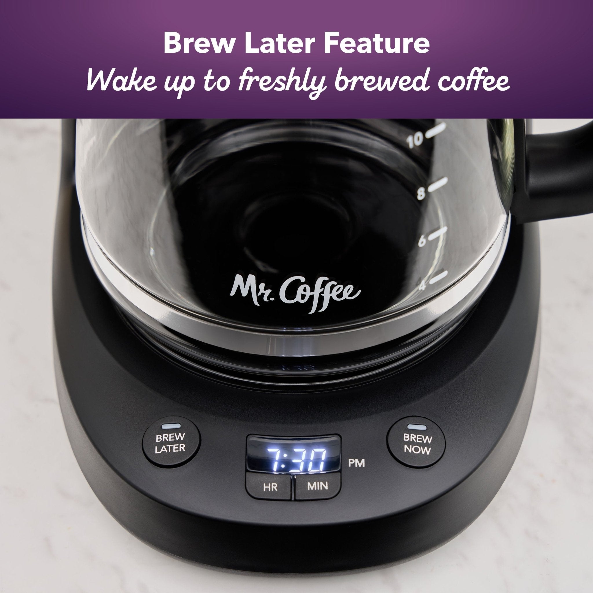 Mr. Coffee Programmable Coffee Maker, 12 - Cup Coffee Maker, Black - BACKUPMYFILESNOW.COM®