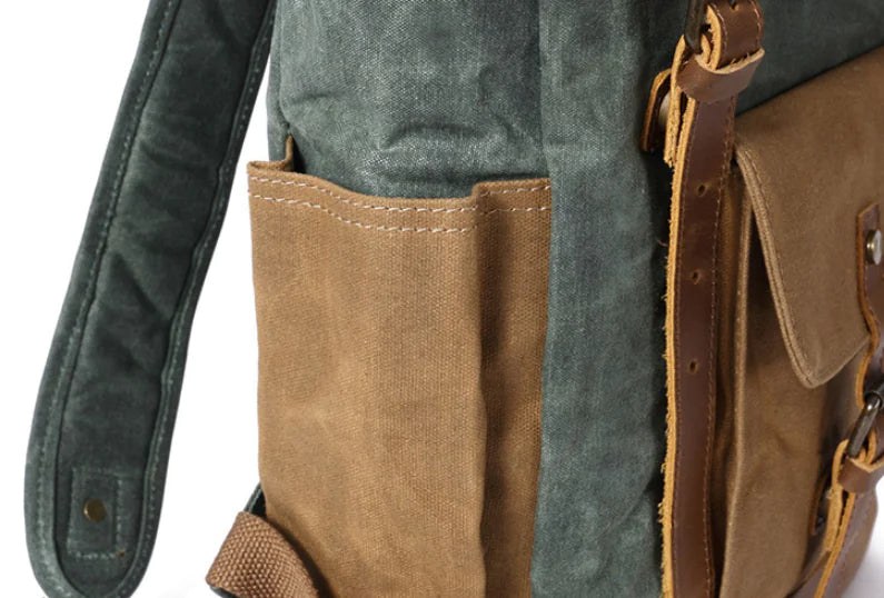 Custom Canvas Backpack for Men - Outdoor & Travel Use