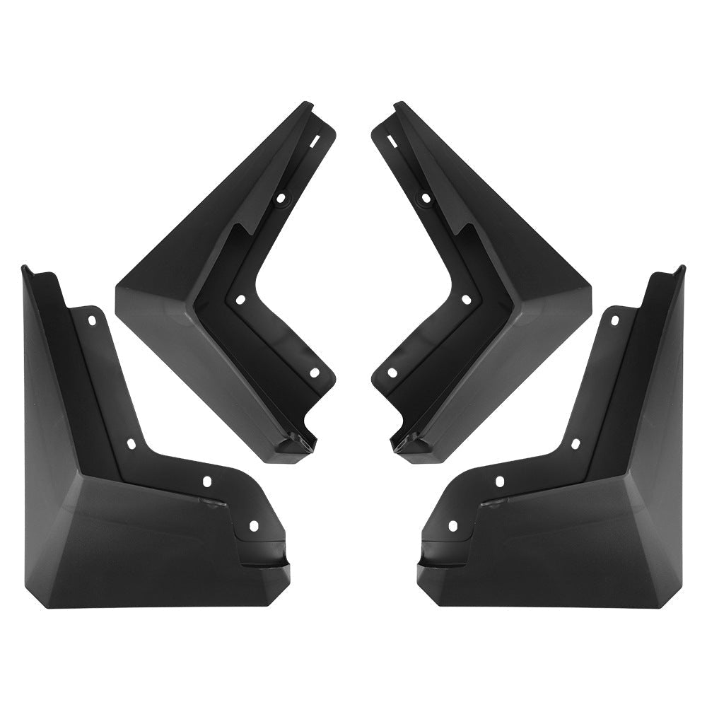 Cybertruck mud flaps splash guards by Tesery Official Store installed on vehicle, protecting against mud and debris.