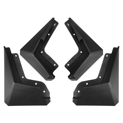 Cybertruck mud flaps splash guards by Tesery Official Store installed on vehicle, protecting against mud and debris.
