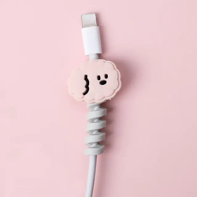 Cartoon Spiral USB Cable Protector and Organizer Bobbin