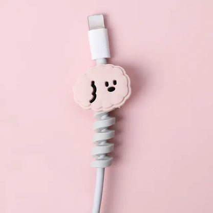 Cartoon Spiral USB Cable Protector and Organizer Bobbin