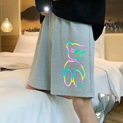 Casual Summer Loose Sports Five Point Beach Pants