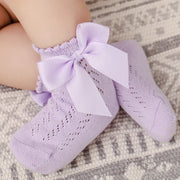 Bowknot Baby Socks for 0-4 Years - Princess Style