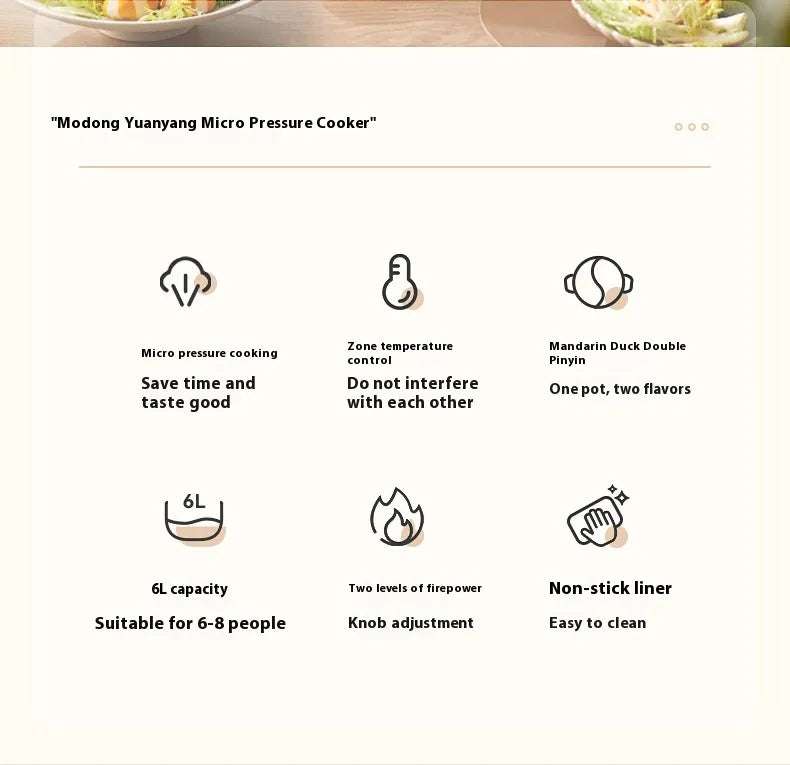 Modong Multi-functional Electric Hot Pot