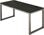 SHW Home Office 55-Inch Large Computer Desk Espresso
